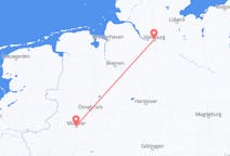 Flyreiser fra Münster, til Hamburg