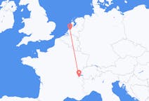 Flyrejser fra Rotterdam, Holland til Genève, Schweiz