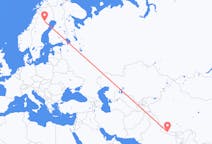 Flights from Pokhara, Nepal to Arvidsjaur, Sweden