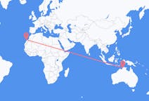 Flyrejser fra Darwin, Australien til Ajuy, Australien