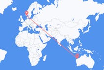 Flights from Karratha, Australia to Kristiansand, Norway