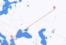 Fly fra Yekaterinburg til Kavala