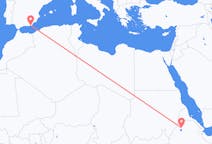 出发地 埃塞俄比亚貢德爾目的地 西班牙Almeria的航班