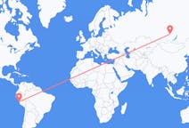 Flights from Lima, Peru to Bratsk, Russia