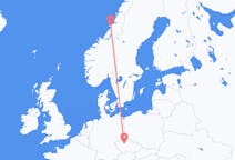 Fly fra Praha til Rørvik