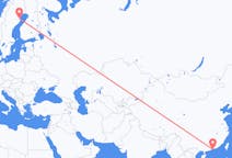 Flights from Hong Kong to Skellefteå