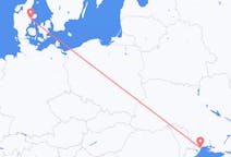 Vluchten van Odessa, Oekraïne naar Aarhus, Denemarken
