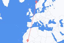 Flyreiser fra Bamako, til Molde