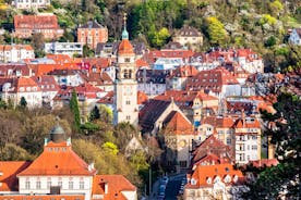 Photo of Tuebingen in the Stuttgart city ,Germany Colorful house in riverside and blue sky. 