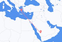 Flights from Bisha, Saudi Arabia to Parikia, Greece