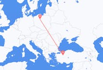Flyg från Eskişehir till Bydgoszcz