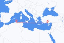 Loty z bedżaja, Algieria do Gazipasa, Turcja