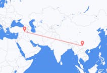 中国出发地 昆明市飞往中国目的地 舍爾納克的航班
