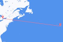 Flights from Toronto, Canada to Pico Island, Portugal