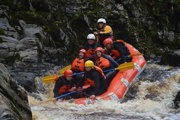 White Water Rafting and Cliff Jumping in the Scottish Highlands