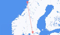 Flights from Sandnessjøen, Norway to Örebro, Sweden