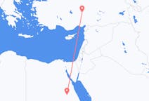 Flyreiser fra Luxor, Egypt til Kayseri, Tyrkia