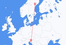 Flights from Rijeka, Croatia to Kramfors Municipality, Sweden
