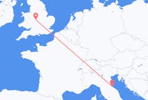 Flyreiser fra Rimini, Italia til Birmingham, England