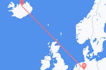 Flyreiser fra Paderborn, Tyskland til Akureyri, Island
