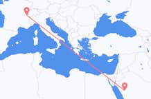 Flights from Al-`Ula to Geneva