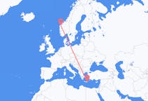 Flights from Sitia, Greece to Volda, Norway