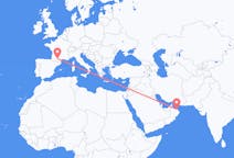 Flüge von Muscat, der Oman nach Toulouse, Frankreich