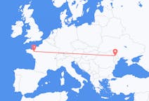 Flüge von Chișinău, die Republik Moldau nach Rennes, Frankreich