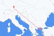 ギリシャのから レムノス、ドイツのへ ミュンヘンフライト