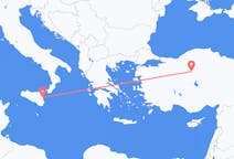 Flug frá Ankara til Catania