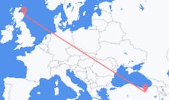 Voli da Erzincan, Turchia a Aberdeen, Scozia