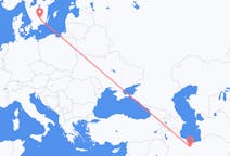 Flyreiser fra Teheran, Iran til Växjö, Sverige
