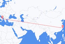 Flyreiser fra Wenzhou, Kina til Bari, Italia