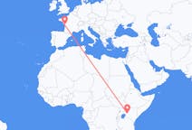 Flyg från Eldoret, Kenya till La Rochelle, Frankrike