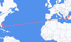 Flyrejser fra Bimini, Bahamas til Denizli, Tyrkiet