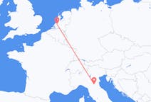 Flyrejser fra Bologna til Rotterdam