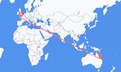 出发地 澳大利亚比洛拉目的地 法国南特的航班