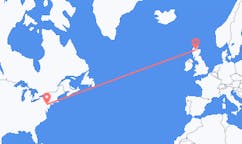 Flyreiser fra Allentown, USA til Inverness, Skottland