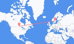 Vols de Winnipeg, le Canada à Örebro, Suède
