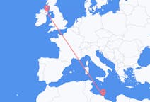 Flyrejser fra Misurata, Libyen til Belfast, Nordirland