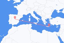 出发地 希腊出发地 锡蒂亚目的地 西班牙马德里的航班