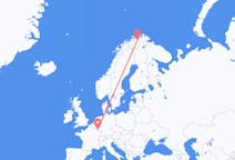 Flights from Lakselv, Norway to Luxembourg City, Luxembourg
