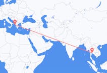 Flights from Bangkok, Thailand to Corfu, Greece