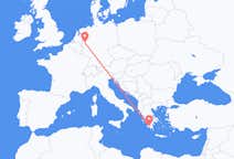 出发地 希腊出发地 卡拉马塔目的地 德国杜塞尔多夫的航班