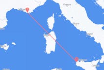 Flights from Trapani, Italy to Toulon, France