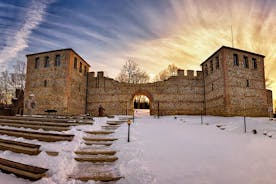 Tour de invierno guiado por audio y GPS al monasterio de Rila y las pirámides de Stob desde Borovets