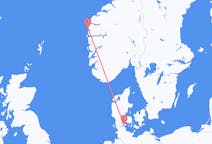 Flyg från Sønderborg till Florø