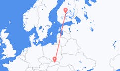 出发地 斯洛伐克出发地 波普拉德目的地 芬兰Jyvaskyla的航班