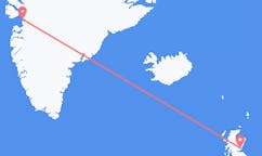 Flyg från Ilulissat till Dundee