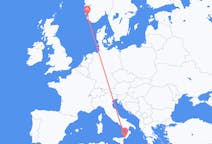 Flights from Stavanger, Norway to Reggio Calabria, Italy